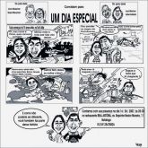 Convite de casamento em quadrinhos- Preto e branco